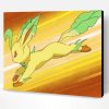 Pokemon Leafeon Paint By Numbers