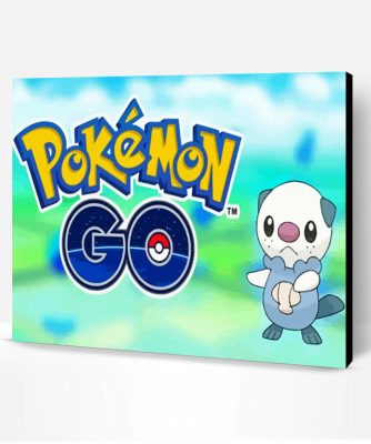 Pokemon Go Oshawott Paint By Number