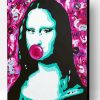 Pop Art Mona Lisa Bubblegum Paint By Numbers