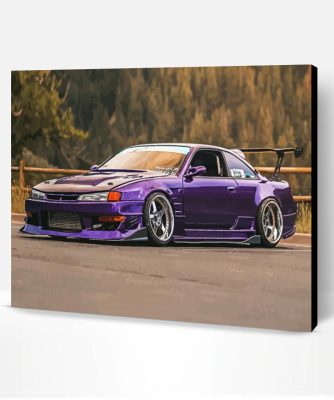 Purple Silvia Paint By Numbers