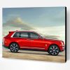 Red Rolls Royce Motor Car Paint By Number
