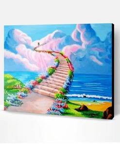 Romantic Stairway To Heaven Paint By Numbers