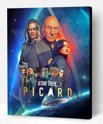 Star Trek Picard Poster Paint By Numbers