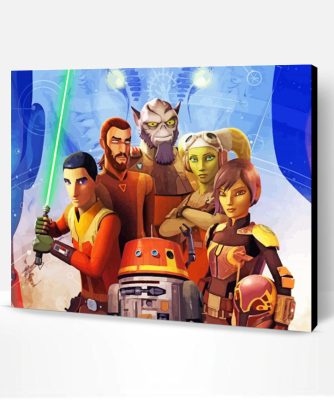 Star Wars Rebels Paint By Numbers