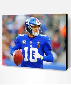 The American Football Player Eli Manning Paint By Numbers