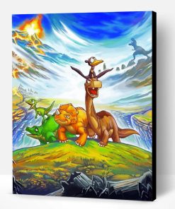 The Land Before Time Animation Art Paint By Number