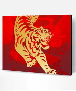 Tiger Chinese Paint By Numbers