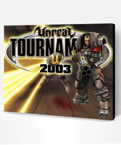 Unreal Tournament Game Poster Paint By Numbers
