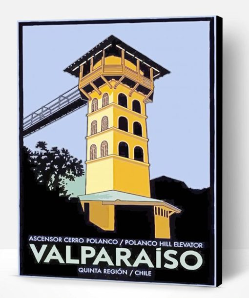 Valparaiso Poster Paint By Number