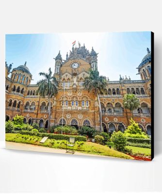 Victoria Terminus India Paint By Numbers