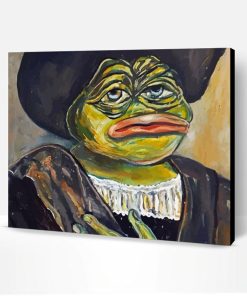 Vintage Pepe Frog Art Paint By Number