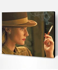 Vintage Woman Smoking Tobacco Paint By Number