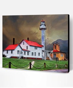 Whitefish Point Lighthouse Paint By Number