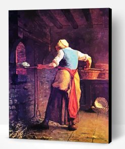 Woman Baking Bread By Jean Francois Millet Paint By Number