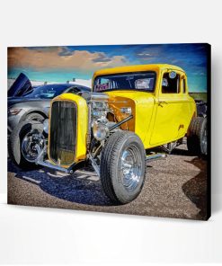 Yellow Street Ratrod Paint By Number
