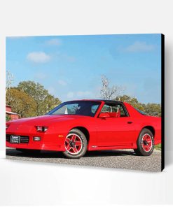 1991 Camaro Red Car Paint By Numbers