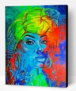 Abstract African Headdress Paint By Number