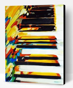 Abstract Piano Paint By Numbers