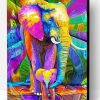 Abstract Elephants Paint By Number