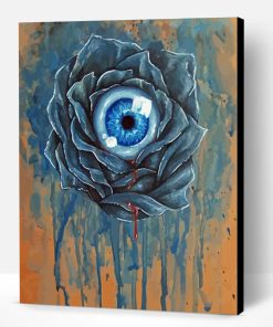 Abstract Weird Eye Paint By Number