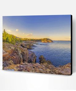 Acadia National Park Bar Harbor Landscape Paint By Number