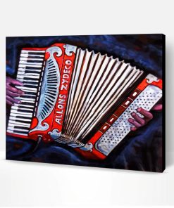Accordian Music Paint By Number