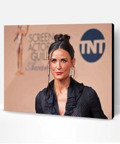 Actress Demi Moore Paint By Number
