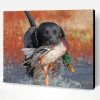 Adorable Labrador Hunting Bird Paint By Number