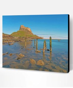 Aesthetic Holy Island Of Lindisfarne Beach Paint By Number