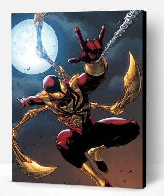 Aesthetic Iron Spider Paint By Numbers