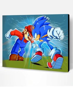 Aesthetic Mario And Sonic Paint By Number