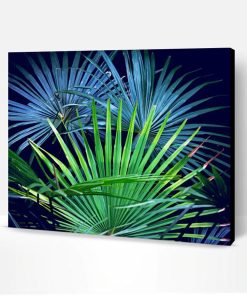 Aesthetic Palm Frond Paint By Numbers