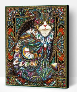 Aesthetic Tapestry Cat Paint By Number