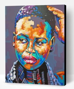 Aesthetic African Faces Art Paint By Numbers