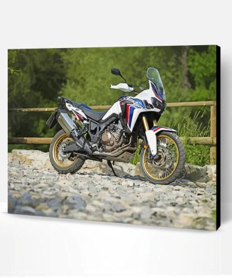 Africa Twin Motorcycle Paint By Number