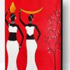 African Abstract Ladies Paint By Number