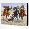 Aiding A Comrade By Frederic Remington Paint By Number