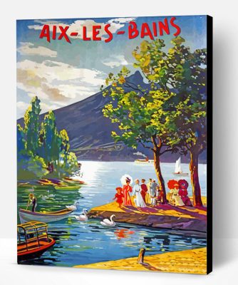 Aix les Bains Art Paint By Number