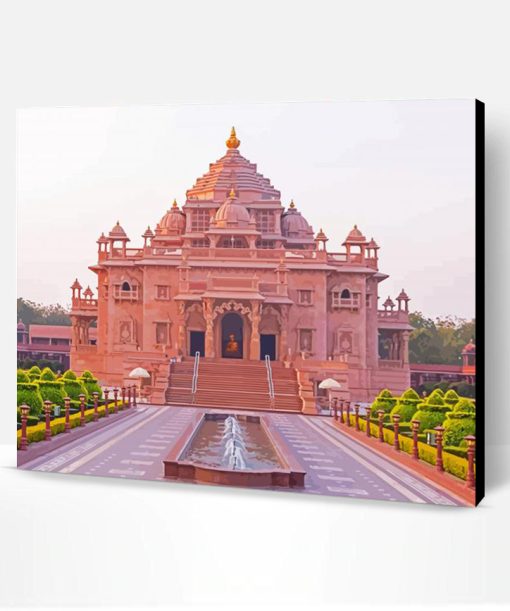 Akshardham Hindu Temple Paint By Number