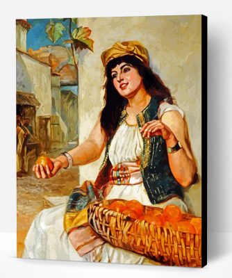 Algerian Girl Paint By Number