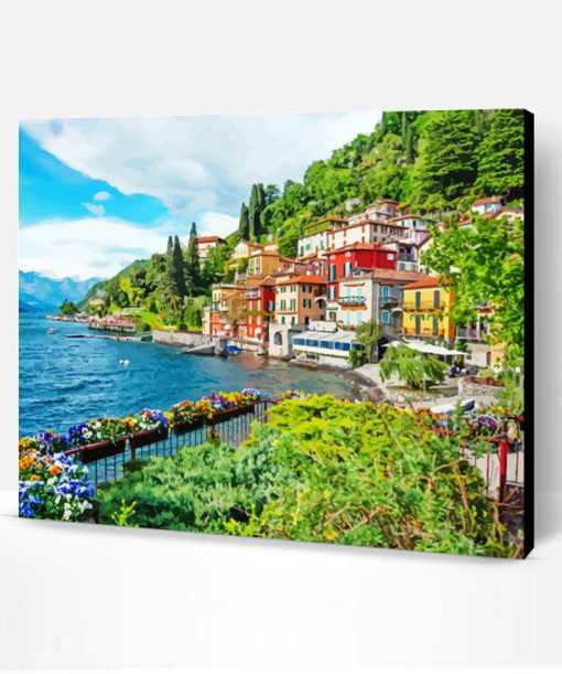 Amazing Italian Lakeside Paint By Numbers