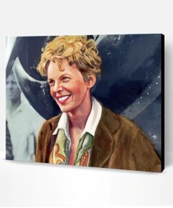 Amelia Earhart Art Paint By Number
