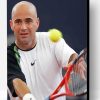 Andre Agassi Player Paint By Number
