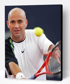 Andre Agassi Player Paint By Number