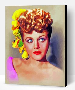 Angela Lansbury Actress Art Paint By Number
