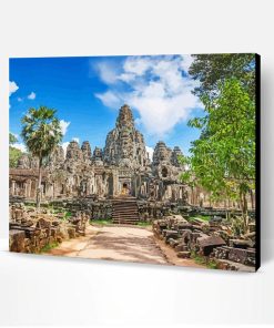 Angkor Thom Cambodia Paint By Number