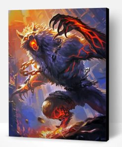 Animated Fenrir Paint By Number