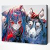 Anime Wolf Girl Art Paint By Numbers