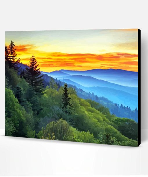 Appalachian Mountains Paint By Number