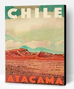 Atacama Desert Chile Poster Paint By Number